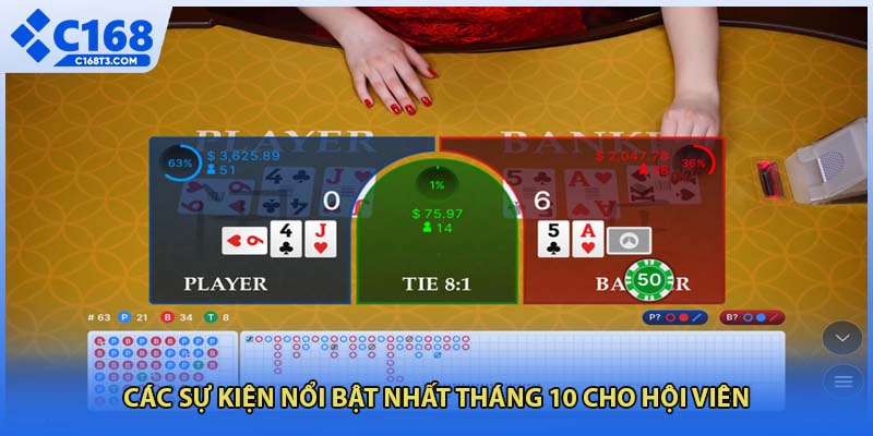 Các sự kiện nổi bật nhất tháng 10 cho hội viên